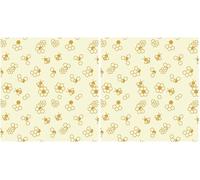 Tala Food Wraps, Beeswax, Patterned, 1 x 33 x 35.5 cm (Pack of 2)