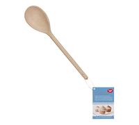 Tala FSC Certified Beechwood Waxed Spoon 25.5cm, Eco-Friendly Beige, Perfect for Cooking & Baking