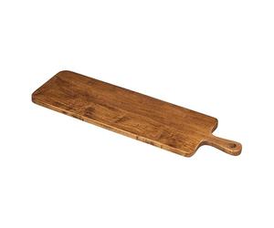 Tala Giant Presentation & Display Paddle Board, Lacquered Hevea Wood with Oak Finish, Perfect for Serving Meats, Cheeses and Sweet Foods, Ideal for Buffets and Food Displays, Measures 76x22x2cm