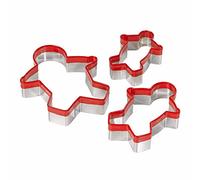 Tala Gingerbread Cutters, Set of 3 Ideal for Cookie Dough, Pastry and Fondant Icing