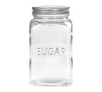 Tala Sugar Glass Jar With Screw Top Lid -1250Ml Capacity, Clear