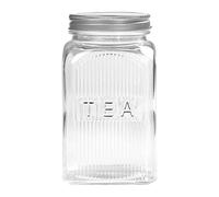 Tala Tea Glass Jar With Screw Top Lid - 1250Ml Capacity, Clear