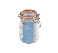Tala Glass Storage Jar (Clear) | Storing Foods, Preserving Fresh Goods and reducing waste | 1000ml