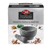 Tala Granite Pestle and Mortar Set, Heavy duty stone design for maximum effect, Grinds spice, herbs and seeds with ease to release the aroma, Made with natural Stone