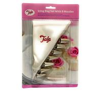 Tala Icing Bag Cake Decorating Baking Cake Cupcake With 8 Assorted Nozzles