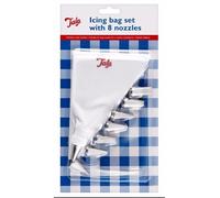 Tala Icing Bag Set With 8 Stainless Steel Nozzles 30cm / 12"