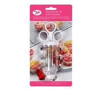 Tala Icing Syringe Set with 6 Nozzles,White,Icing Syringe with 6 Nozzles