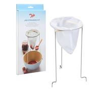 Tala Jam Straining Set Reusable Nylon Straining Bag with Sturdy Chrome Stand for Jam, Jelly & Preserves, Ideal for Removing Seeds, Pips & Pulp, Perfect for Homemade Seedless Jam Making