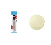 Tala Jam Thermometer - Stainless Steel Confectionery Temperature Guide - Easy to Read Marking, Mercury Free - From 40°C to 200°C - Bakeware Accessories - 39.5cm x 10cm & 1 lb Wax Discs