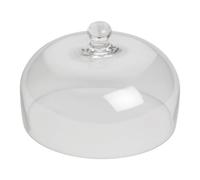Tala Large Plain Glass Dome, Clear Display Cover for Cheese, Cakes, Meats and many other Foods, Can be paired with Serving Boards, Perfect for Home and Retail use, Measures 26.5 x 17 cm