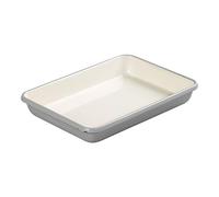 Tala Medium Enamalled Roaster in Cool Grey, Measuring 33 cm x 24 cm x 5.5cm, 10B14158