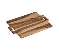 Tala Natural Acacia Double Handled Square Board