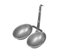Tala Non-Stick Double Egg Poacher, Hangs on Pan Edge, Poaches Two Eggs at Once, Easy Clean, Drainage Holes for Water Removal, Non-Stick Egg Poaching Cups