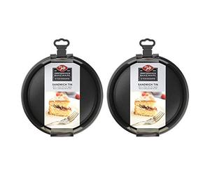Tala Non Stick Doubled Layer Coating Performance Sandwich Pan 20cm Black (Pack of 2)
