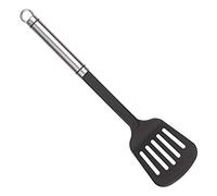 Tala Nylon Slotted Turner with Stainless Steel Handle, Ideal for use with Non-Stick Kitchenware Non-Scratch, Dishwasher Safe, Essential Kitchen Spatula for use When Frying or Cooking, Black