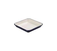 Tala Originals Enamelled Roaster - Indigo & Ivory, 33cm Square, 5.5cm High, Heavyweight Steel, Even Heat