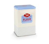 Tala Originals Self Raising Flour Storage Tin, Blue, 12x9.5x19 cm - Durable & Stylish Kitchen Container for Freshness & Easy Storage