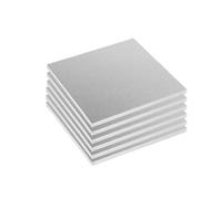 Tala Pack of 6 Large Square 10 Inch / 25cm Diameter Cake Drums