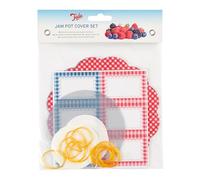 Tala Patterned Design Paper Jam Pot Covers (Pack of 12)