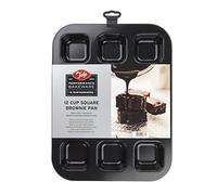 Tala Performance, 12 Cup Square Mini Brownie Cake Pan, Professional Gauge Carbon Steel with Eclipse Premium Non-Stick Coating, Cake Tin