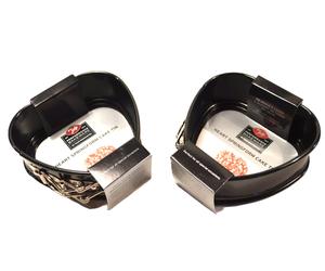TALA PERFORMANCE ECLIPSE NONSTICK SPRINGFORM MINI HEART SHAPE CAKE TINS SET OF 2