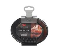Tala Performance Bakeware Oval Pie Dish 14.5cm x 11.3cm x 3cm 10A10706, Black