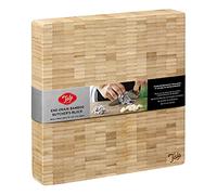Tala Performance End Grain Bamboo Butchers Block, Measuring 30cm x 30cm x 5cm, High Quailty Sustainable Chopping Board