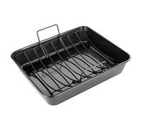 Tala Performance Extra Large Roaster with Rack, Professional Gauge Carbon Steel with Eclipse Premium Non-Stick Coating 38 cm x 32 cm x 7.5 cm