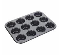 Tala Performance Non Stick Coating 12 Cup Tin Tray - Black