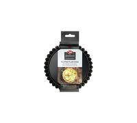 Tala Performance 15.3 cm Dia Round Fluted Tart Tin, Professional Gauge Carbon Steel with Eclipse Non-Stick Coating, with Loose Base, Perfect for savoury or Sweet tarts, quiches, or Desserts, Black