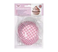 Tala Pink Gingham Cupcake Cases, Pack of 32