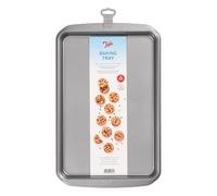 Tala Rectangular Non-Stick Baking Tray - Ideal for Baking and Cooking - Carbon Steel, Wide Flat Handles, Fridge and Freezer Safe - 43.9 x 28.1 x 2.56 cm