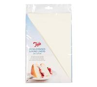 Tala Non-Stick Reusable Silicone Baking Tray Liners, Pack of 20, Clear
