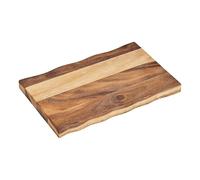 Tala Rectangular Wavy Board in Natural Acacia