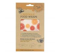 Tala Reusable Beewswax Food Wraps, Citrus Fruit Patterned Design, Mesuring 16 cm x 16 cm