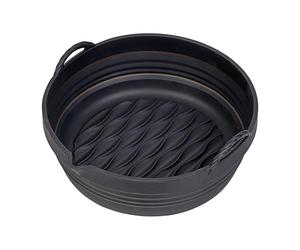 Tala Round Silicone Air Fryer Liner 21.5 dia. x 9cm- Non-Stick, Heat-Resistant, Easy to Clean - Perfect for Air Fryers, Collapsible and Space Saving- Comes With Pouring Lip
