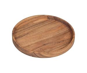 Tala Round Tray/Platter in Natural Acacia
