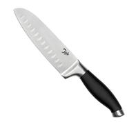 Tala Santoku Knife, Non-Slip Grip handle with 12.5 cm Manganese Steel infused Tapered Blade, Ideal for Slicing, Dicing and Mincing