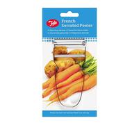 Tala Serrated French Peeler, Ideal for Soft Flesh Fruit and Veg, Sharp and Durable Stainless Steel, Made in France, Dishwasher Safe