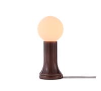 Tala table lamp Shore, glass, E27 LED bulb Globe, brown