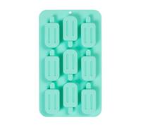 Tala Silicone Baking Mould, 9 Hole Lolly Shaped Design Mould for Baking Individual Themed Cakes, Biscuits, Jelly's, Freezer Pops and Boiled Sweets, BPA Free and Dishwasher Safe
