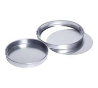 TALA Silver Anodised Aluminium Cake/Sandwich Tin with Loose Base, Choice of Sizes18 cm, 25 cm, 30 cm (7", 10", 12") (10ins)