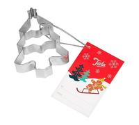 Tala Stainless Steel Christmas Tree Cookie Cutter, 6.5 x 8.8 x 2cm, Festive Biscuit & Fondant Cutter - Durable Stainless Steel, Ideal for Homemade Christmas Baking & Gifts
