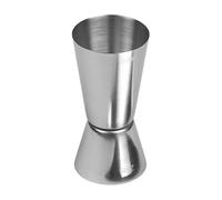 Tala Stainless Steel Cocktail Jigger - Dual Spirit Measuring Cup for Home Bar - Single & Double Shot Measure, 25ml & 50ml, Silver