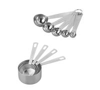 Tala Stainless Steel Measuring Spoons & Measuring Cups Set, Precision Kitchen Measuring Tools for Baking & Cooking, Durable, Rust-Resistant, Easy-to-Clean Bundle