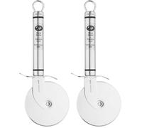 Tala Stainless Steel Pizza Cutter, Pizza Wheel Perfect for Cutting Freshly Cooked Pizza into Slices, Dishwasher Safe, 20.7 x 7.5 x 1.6 cm (Pack of 2)