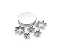 Tala Stainless Steel Snowflake Shaped Pastry and Cookie Cutters
