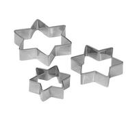 Tala Star Cookie Cutters Set (Pack Of 3) Silver (One Size)