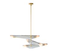 Tala Sycamore 3 Ceiling Light Brass/ Dawn Grey