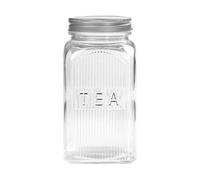 Tala Tea Glass Jar With Screw Top Lid - 1250Ml Capacity, Clear